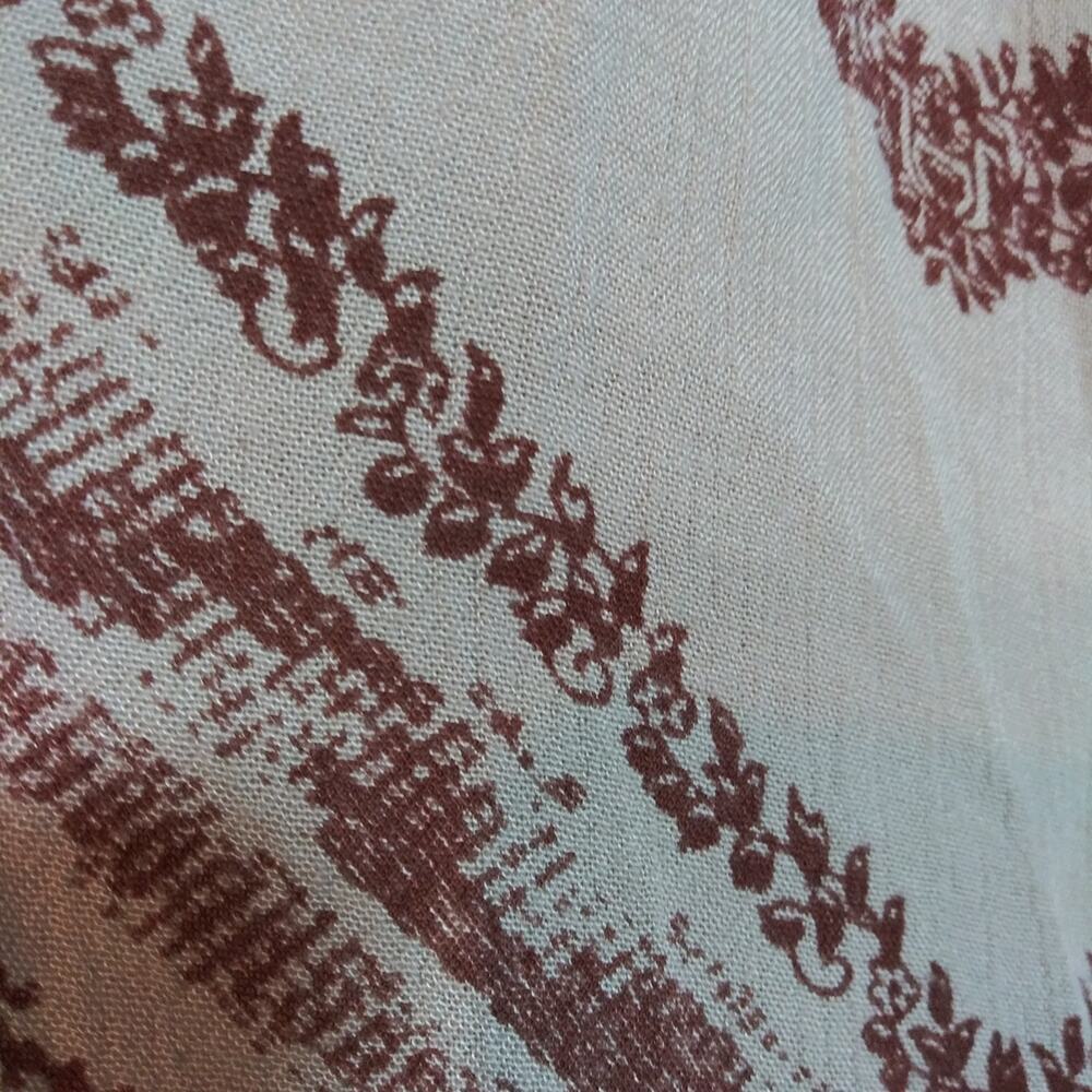 Free People Brown and Cream Patterned Harem Pants Size S - Picture 4 of 9